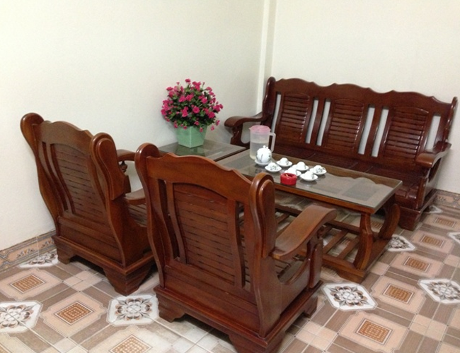 Bộ bàn ghế gỗ 003